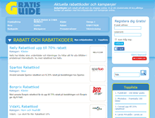 Tablet Screenshot of gratis-guide.se
